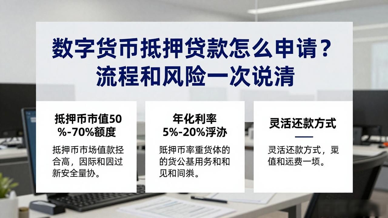 数字货币抵押贷款怎么申请？流程和风险一次说清