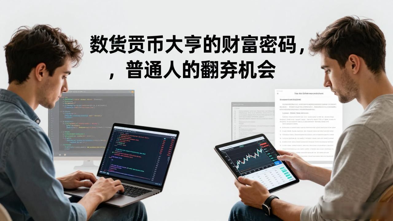 数字货币大亨的财富密码，普通人的翻身机会