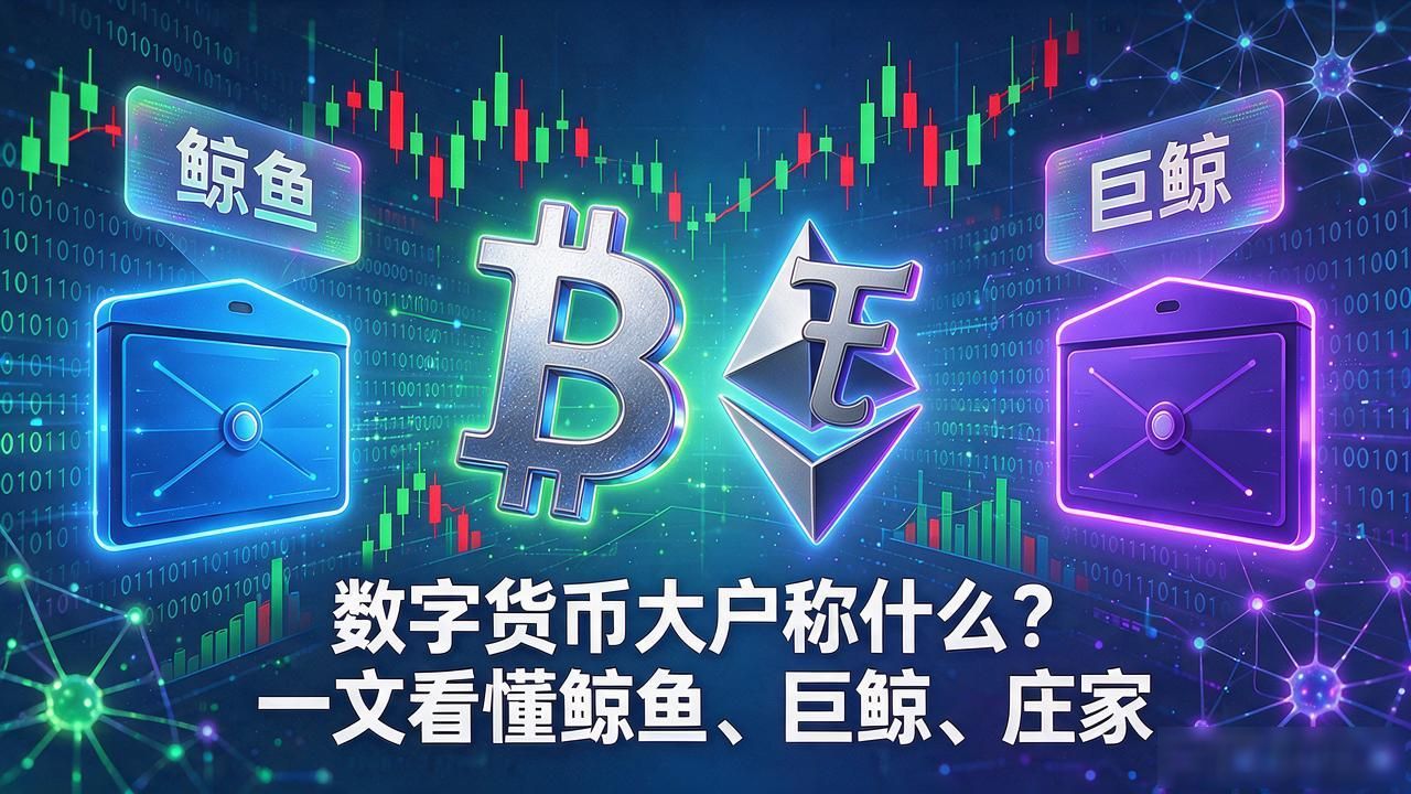 数字货币大户称什么？一文看懂鲸鱼、巨鲸、庄家