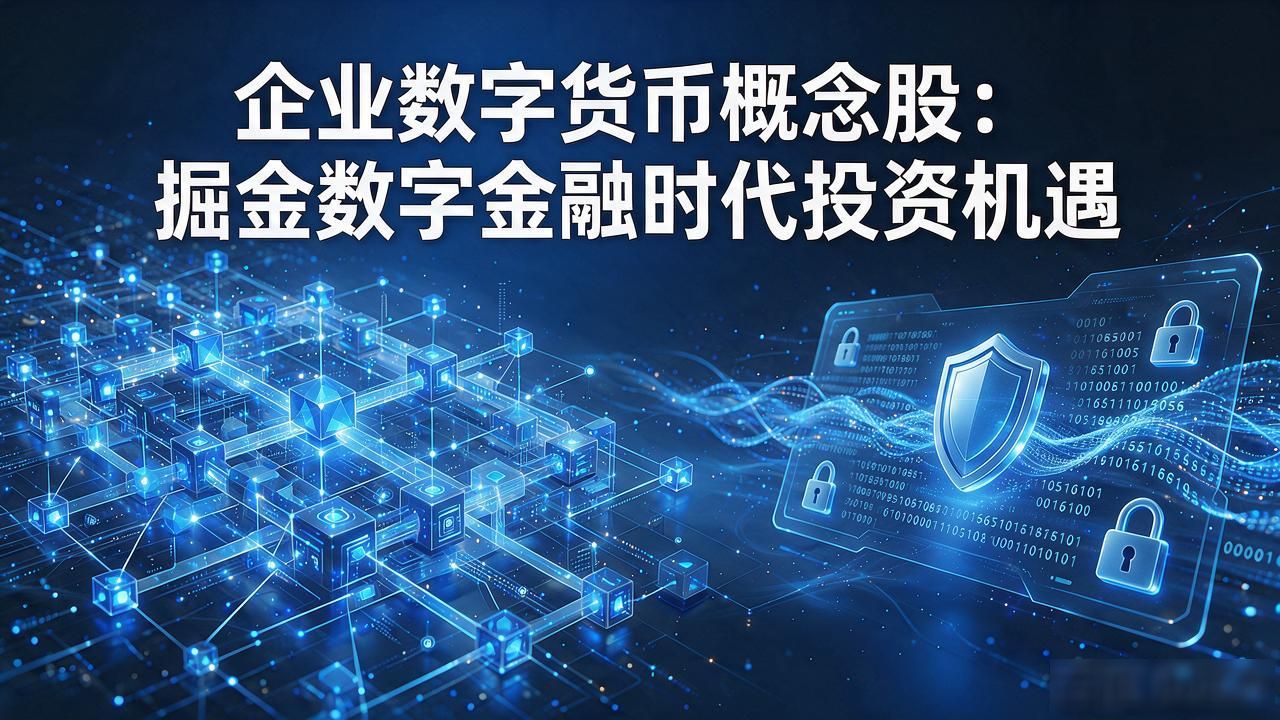 企业数字货币概念股：掘金数字金融时代投资机遇