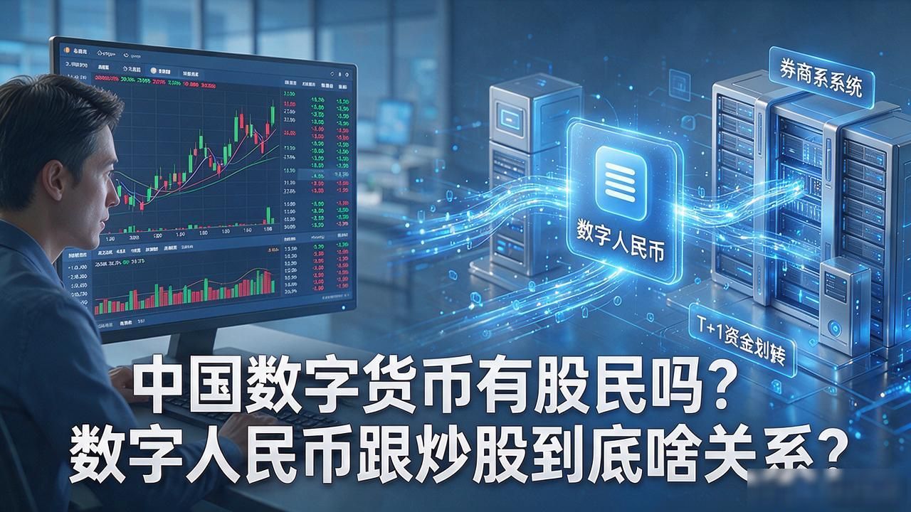 中国数字货币有股民吗？数字人民币跟炒股到底啥关系