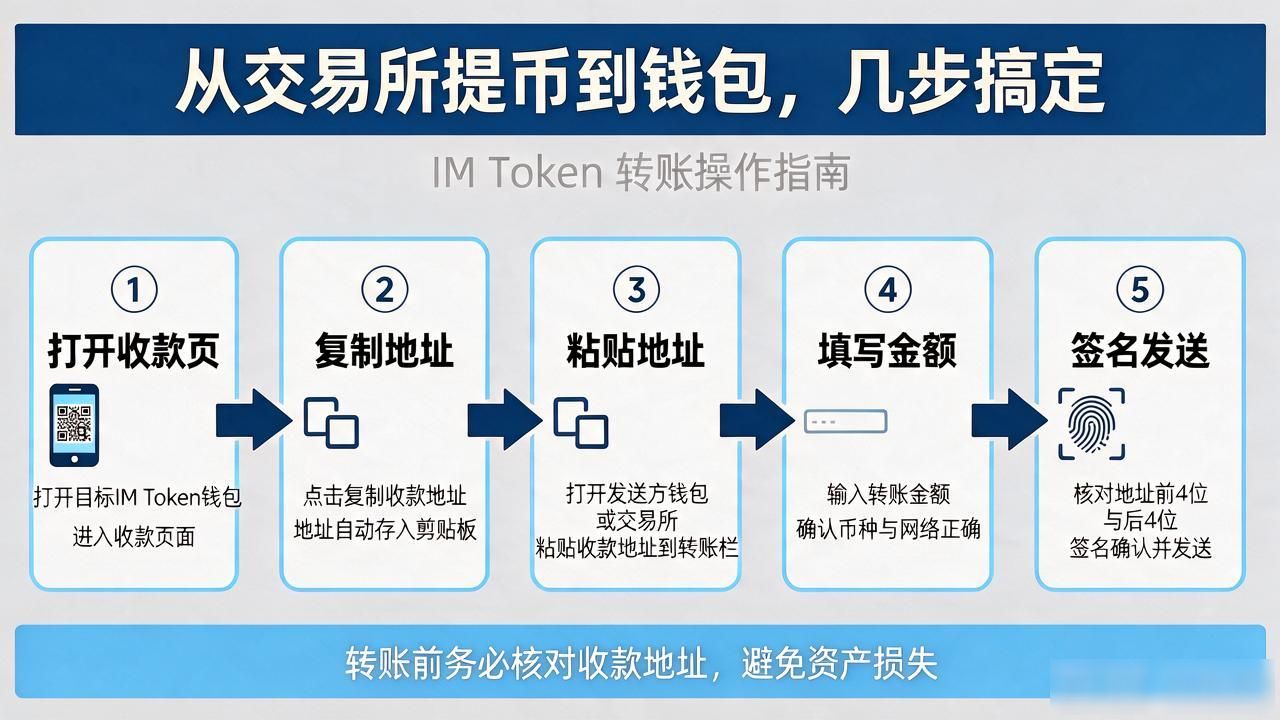 imtoken怎么把钱转进去？从交易所提币到钱包，几步搞定