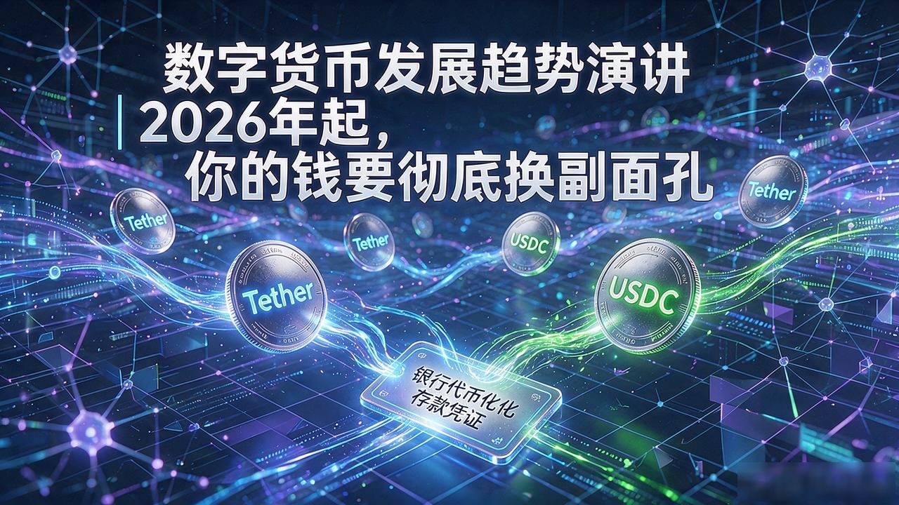 数字货币发展趋势演讲｜2026年起，你的钱要彻底换副面孔