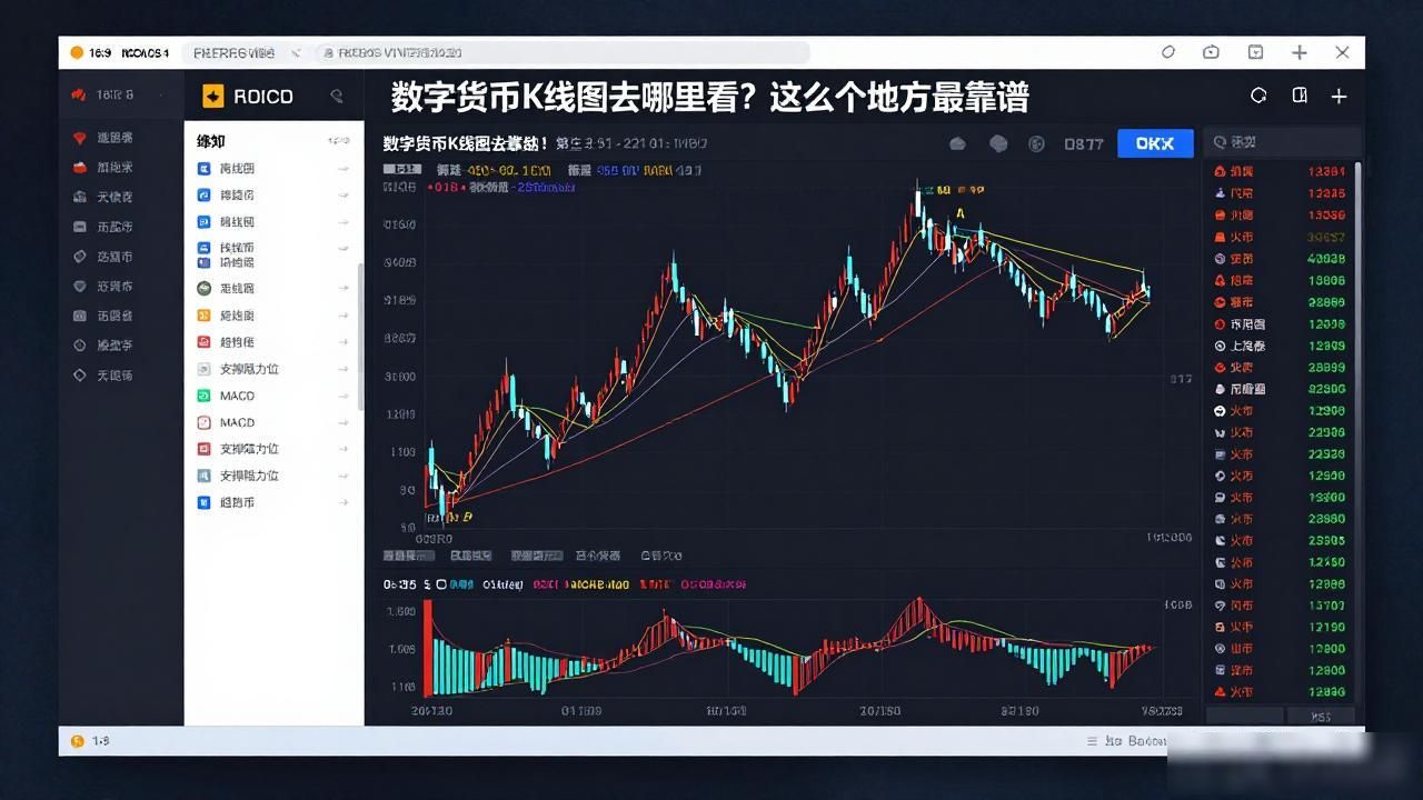 数字货币K线图去哪里看？这几个地方最靠谱