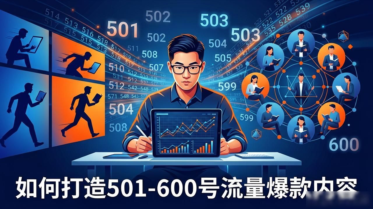 如何打造501到600号流量的爆款内容