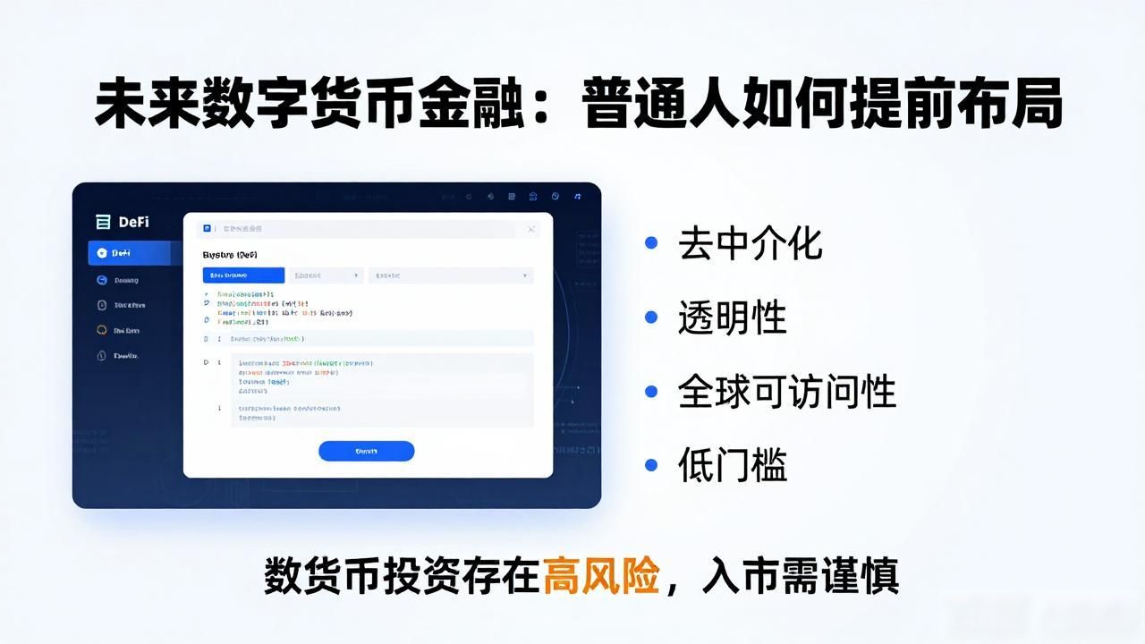 未来数字货币金融：普通人如何提前布局