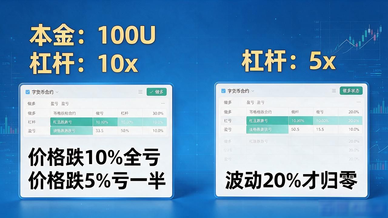 数字货币合约怎么玩，新手开仓、选杠杆、设止损实操指南
