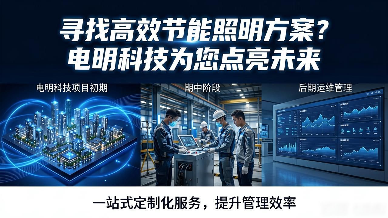 寻找高效节能照明方案？电明科技为您点亮未来