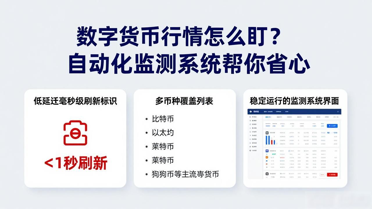 数字货币交易实时监测系统_技术指标分析预警_系统监测数字货币行情