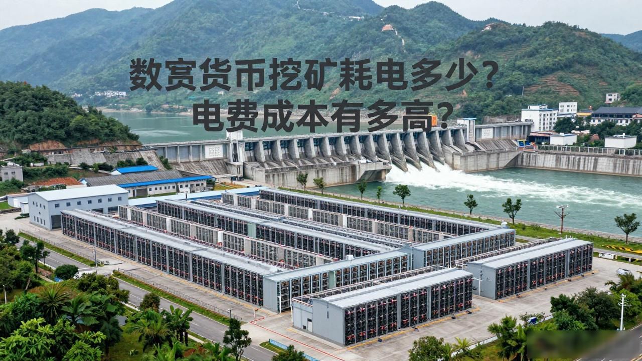 数字货币挖矿耗电多少？电费成本有多高？