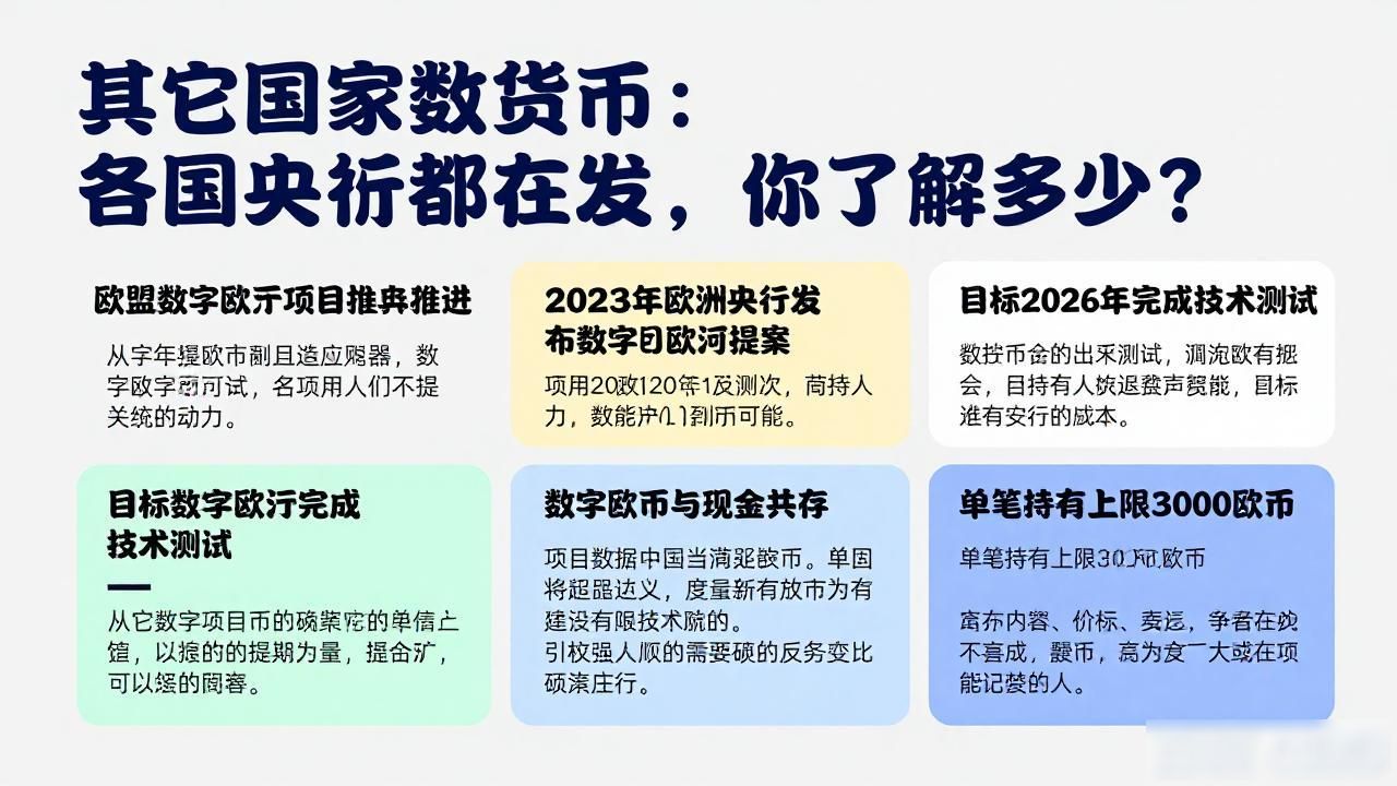其它国家数字货币：各国央行都在发，你了解多少？