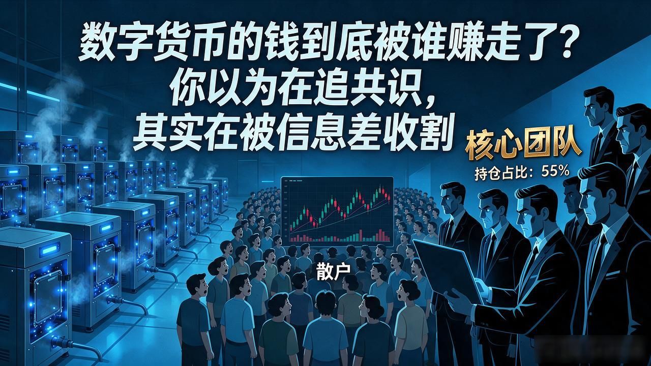 数字货币的钱到底被谁赚走了？你以为在追共识，其实在被信息差收割