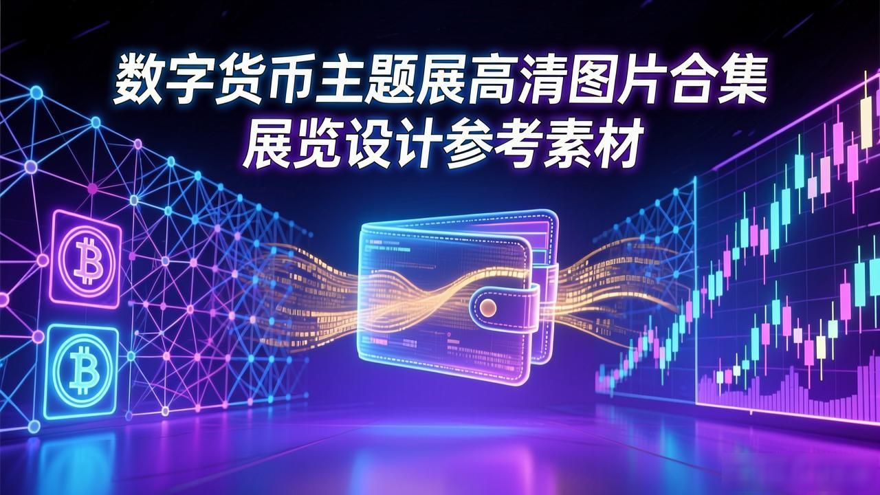 数字货币主题展高清图片合集 展览设计参考素材