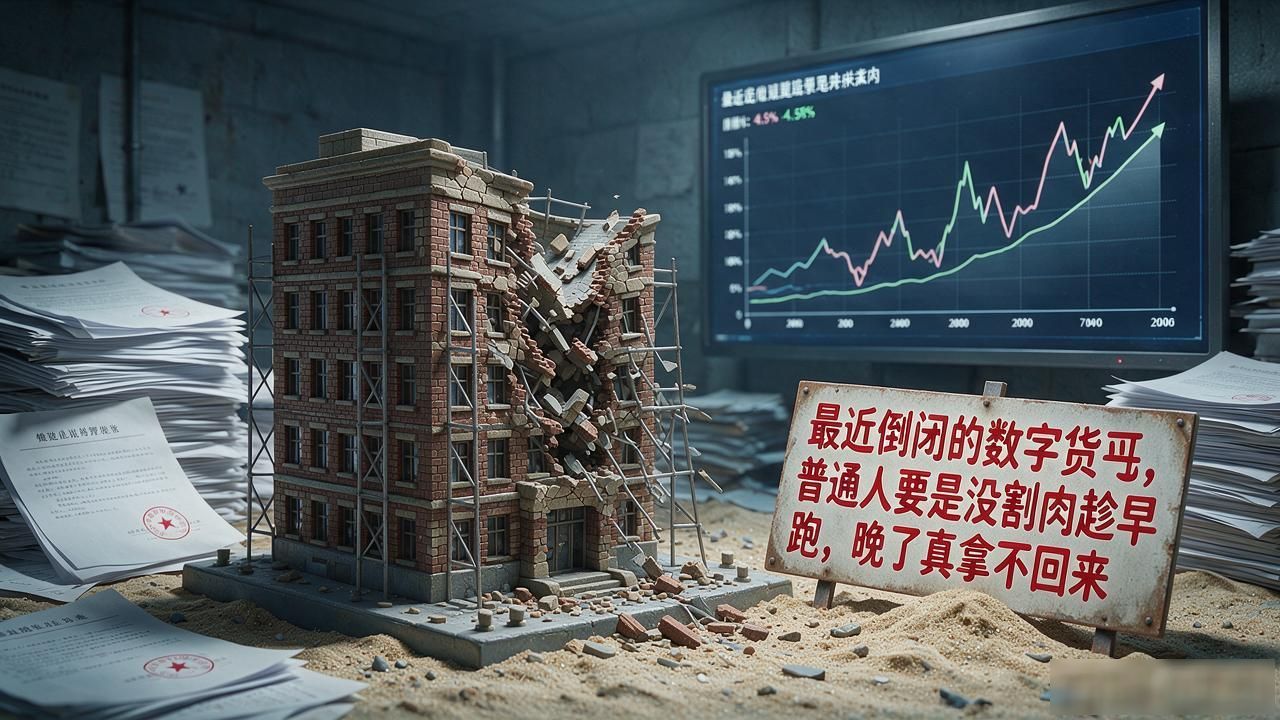 最近倒闭的数字货币，普通人要是没割肉趁早跑，晚了真拿不回来