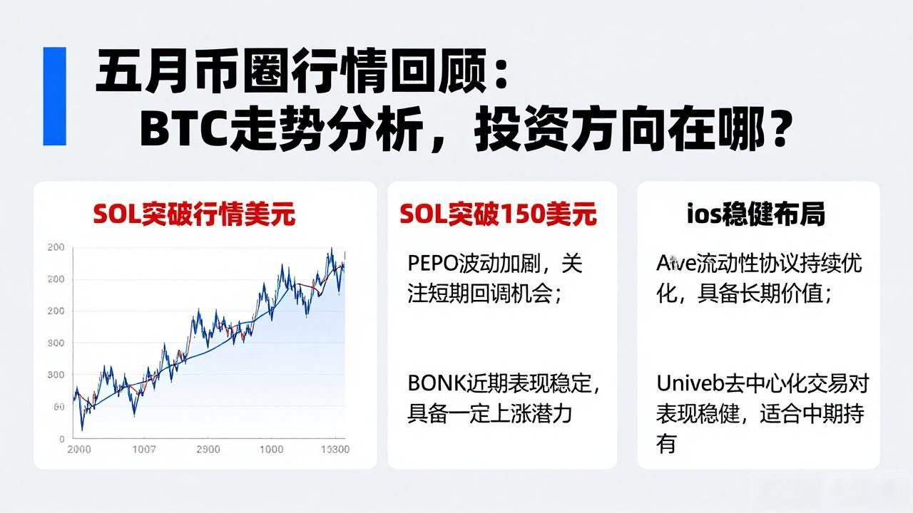 五月币圈行情回顾：BTC走势分析，投资方向在哪？