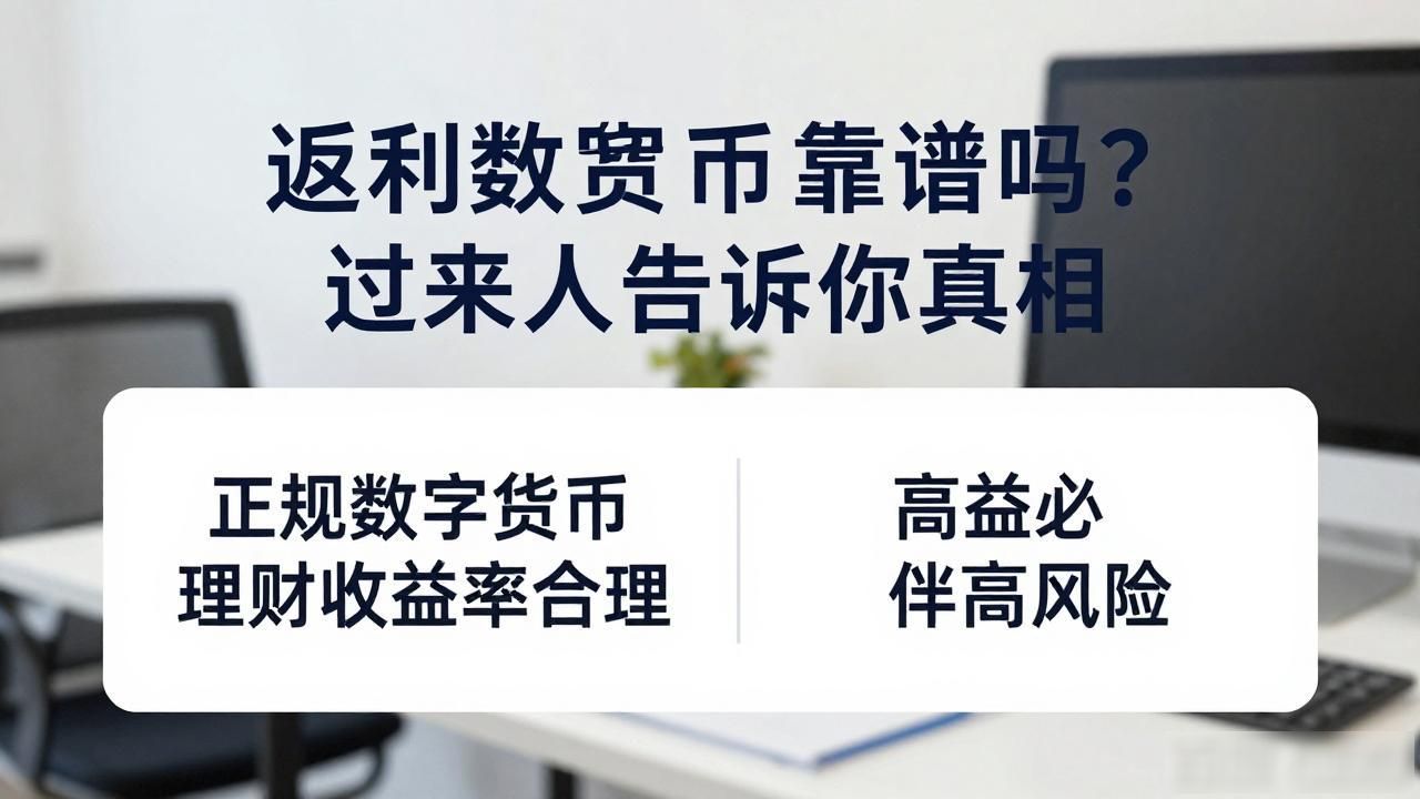 返利数字货币靠谱吗？过来人告诉你真相