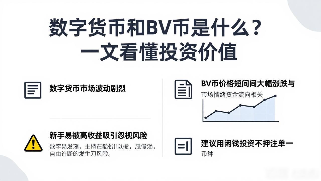 数字货币和bv币是什么？一文看懂投资价值