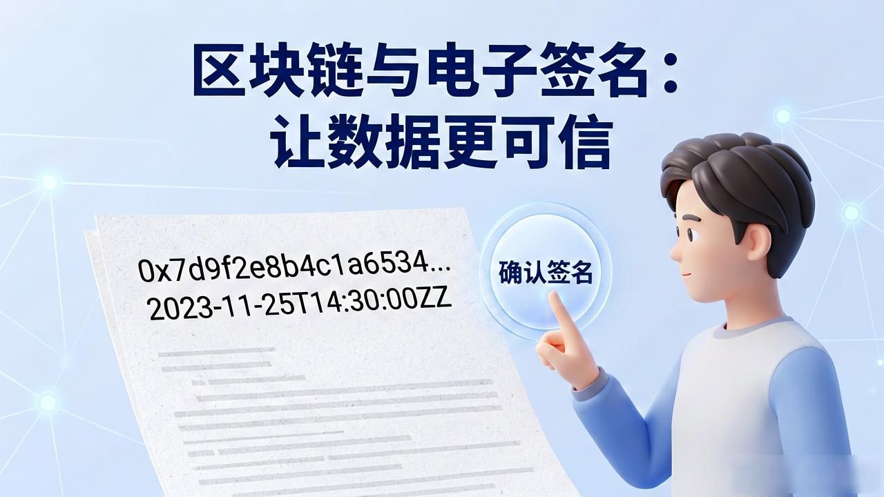 区块链与电子签名：让数据更可信