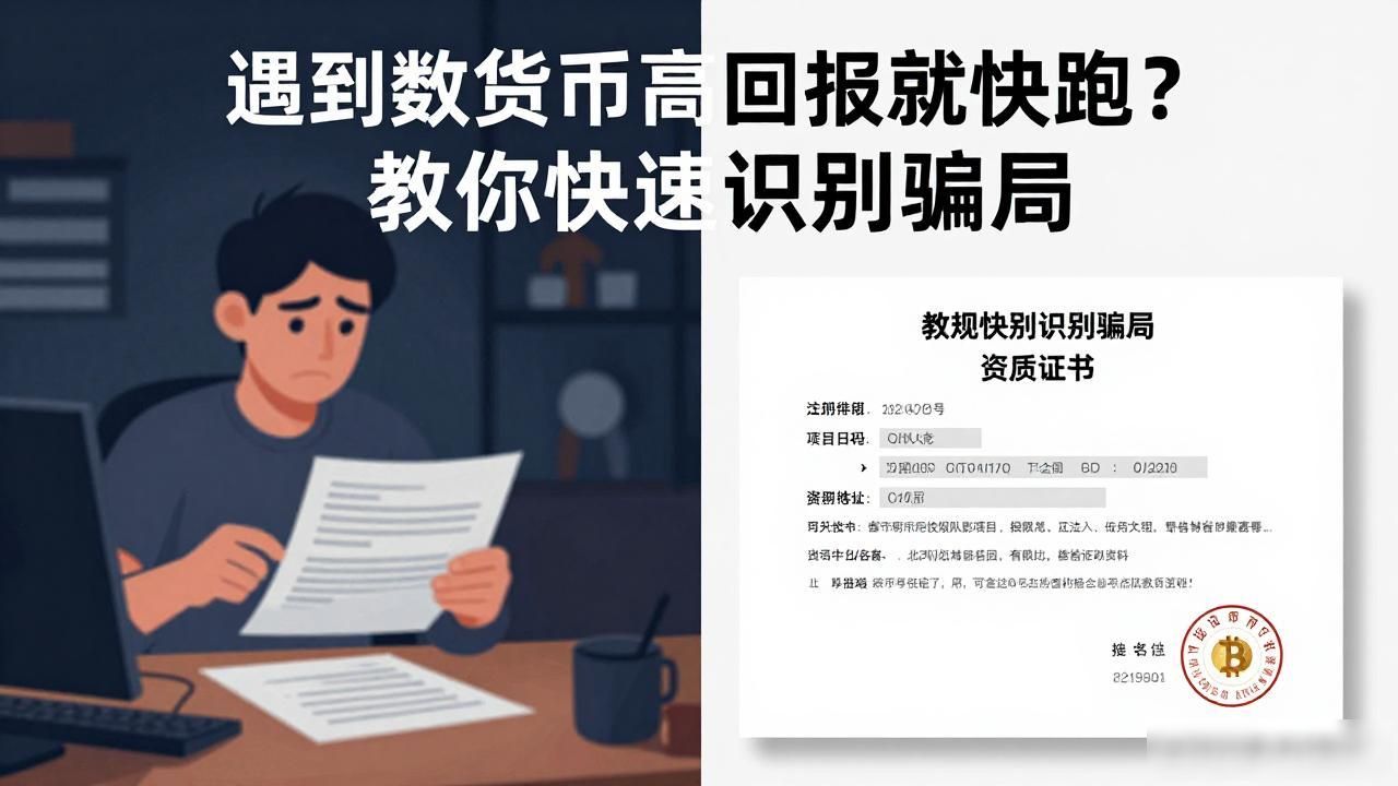 遇到数字货币高回报就快跑？教你快速识别骗局