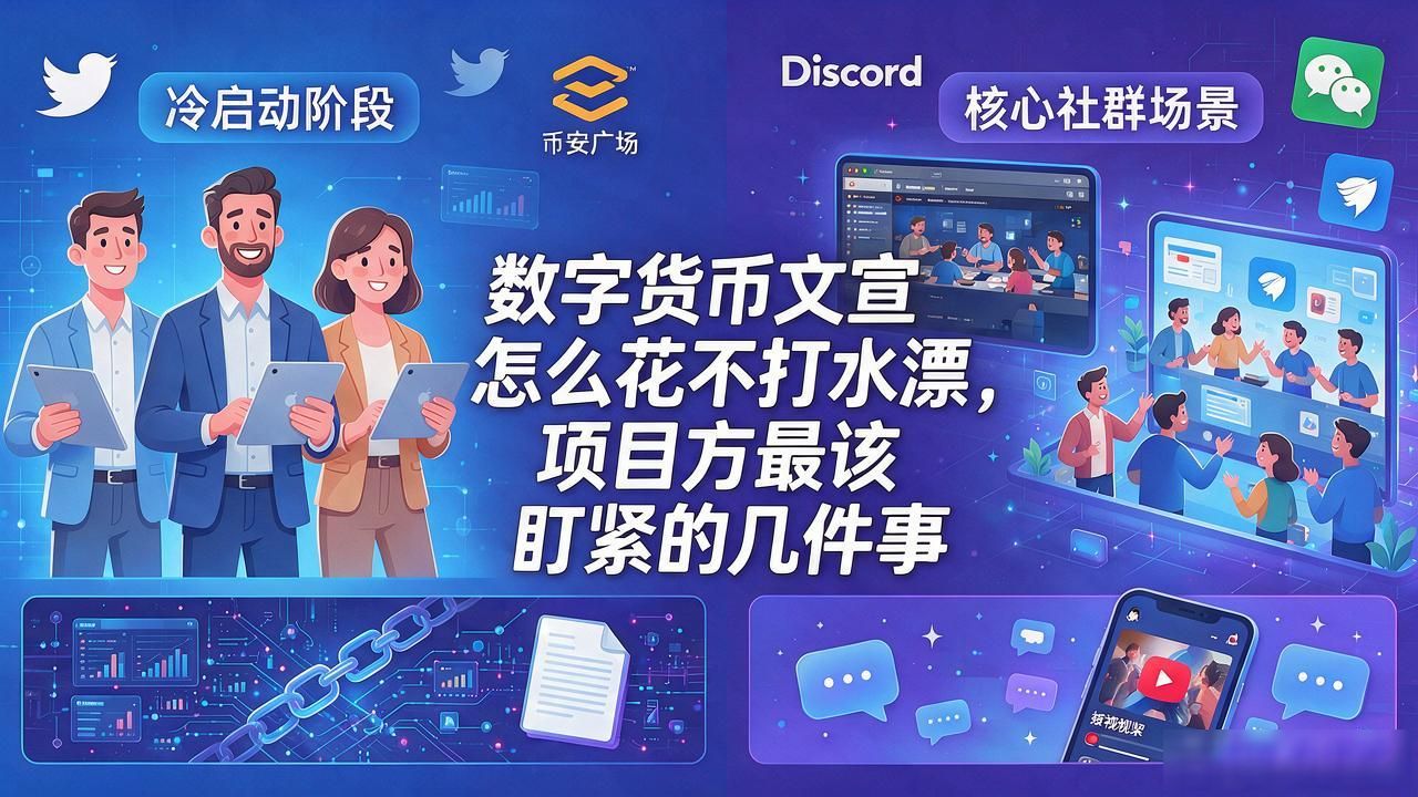 数字货币文宣怎么花不打水漂，项目方最该盯紧的几件事