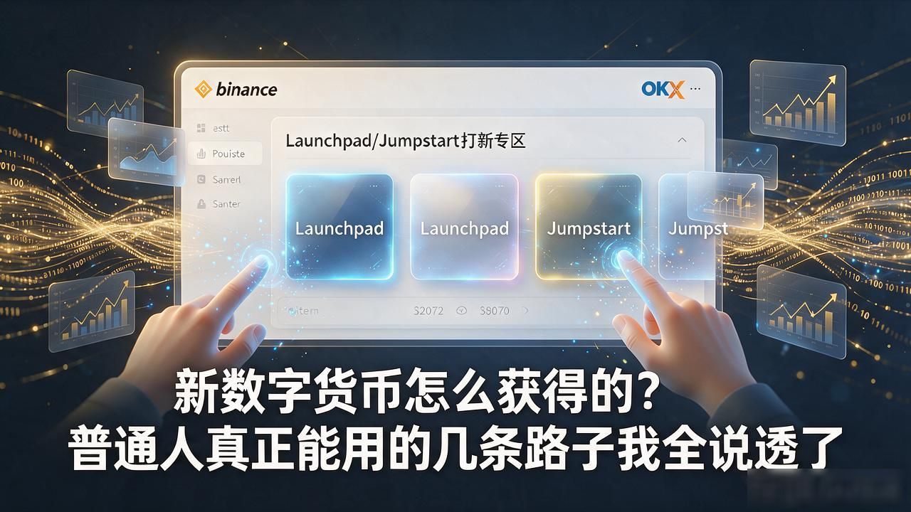新数字货币怎么获得的？普通人真正能用的几条路子我全说透了