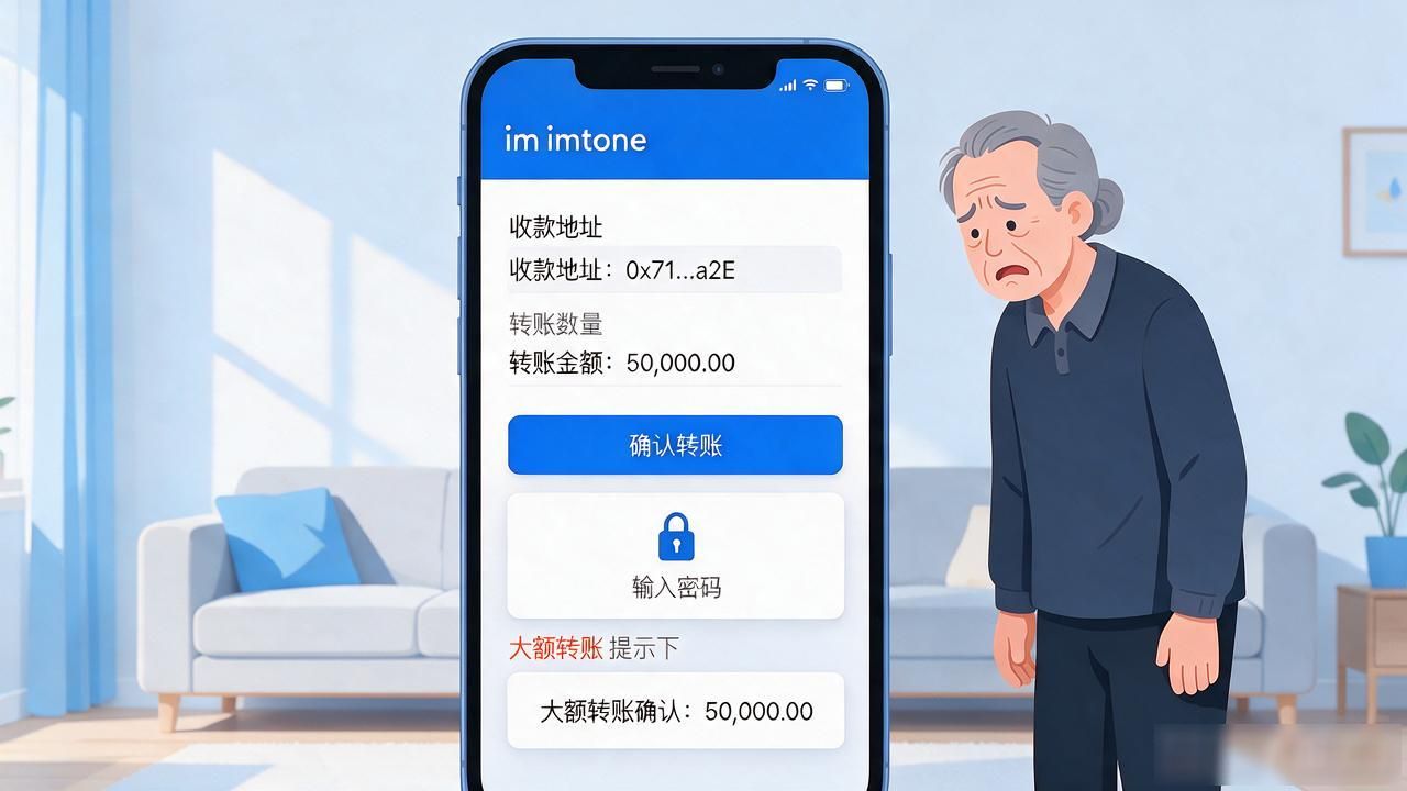 imtoken转账要密码吗？每次都得输，但别输错那个