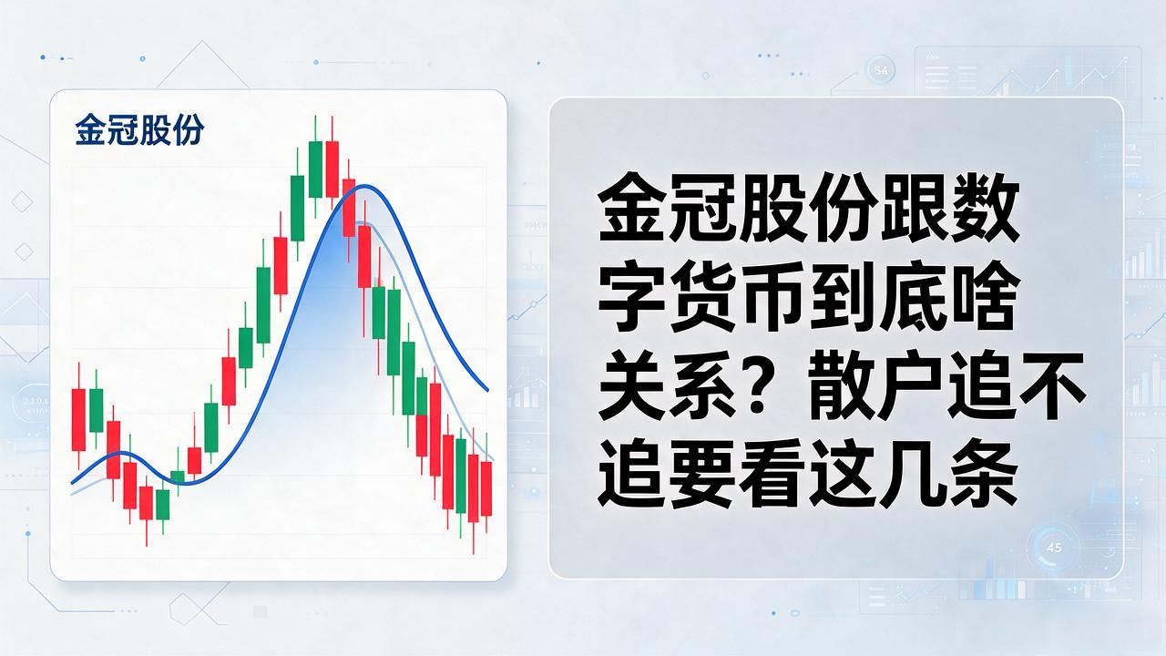 金冠股份跟数字货币到底啥关系？散户追不追要看这几条
