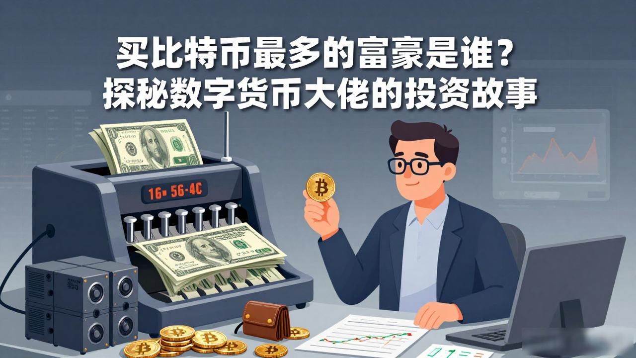买比特币最多的富豪是谁？探秘数字货币大佬的投资故事