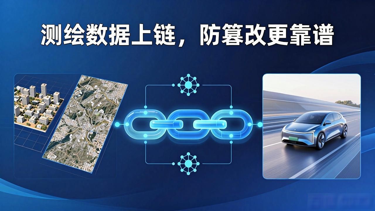 测绘数据上链，防篡改更靠谱