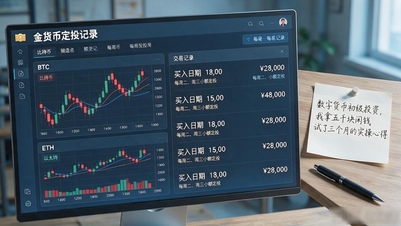 数字货币初级投资，我拿五千块闲钱试了三个月的实操心得