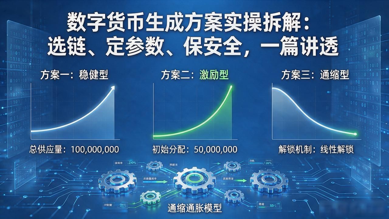 数字货币生成方案实操拆解：选链、定参数、保安全，一篇讲透