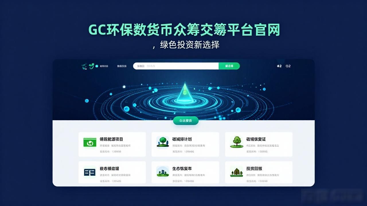GC环保数字货币众筹交易平台官网，绿色投资新选择