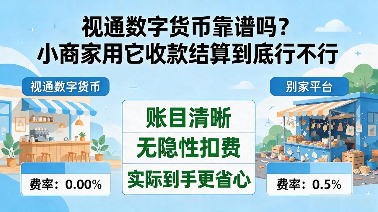 视通数字货币靠谱吗？小商家用它收款结算到底行不行