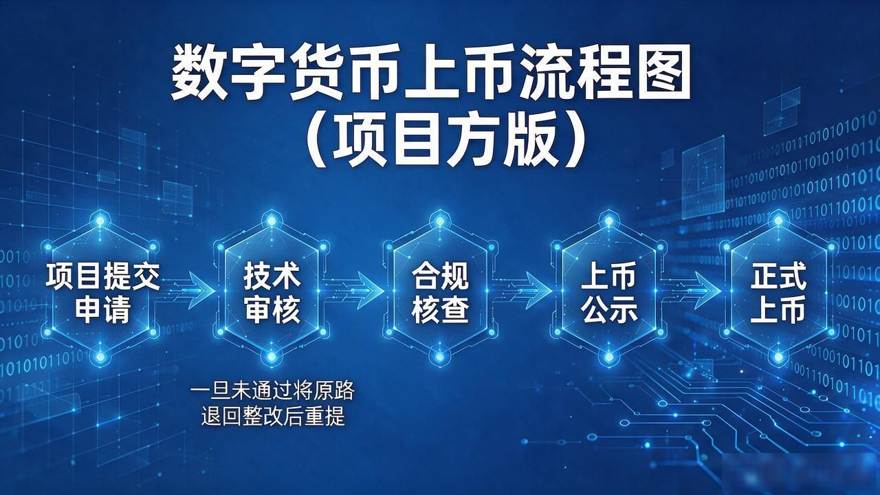 数字货币上币流程图（项目方版）