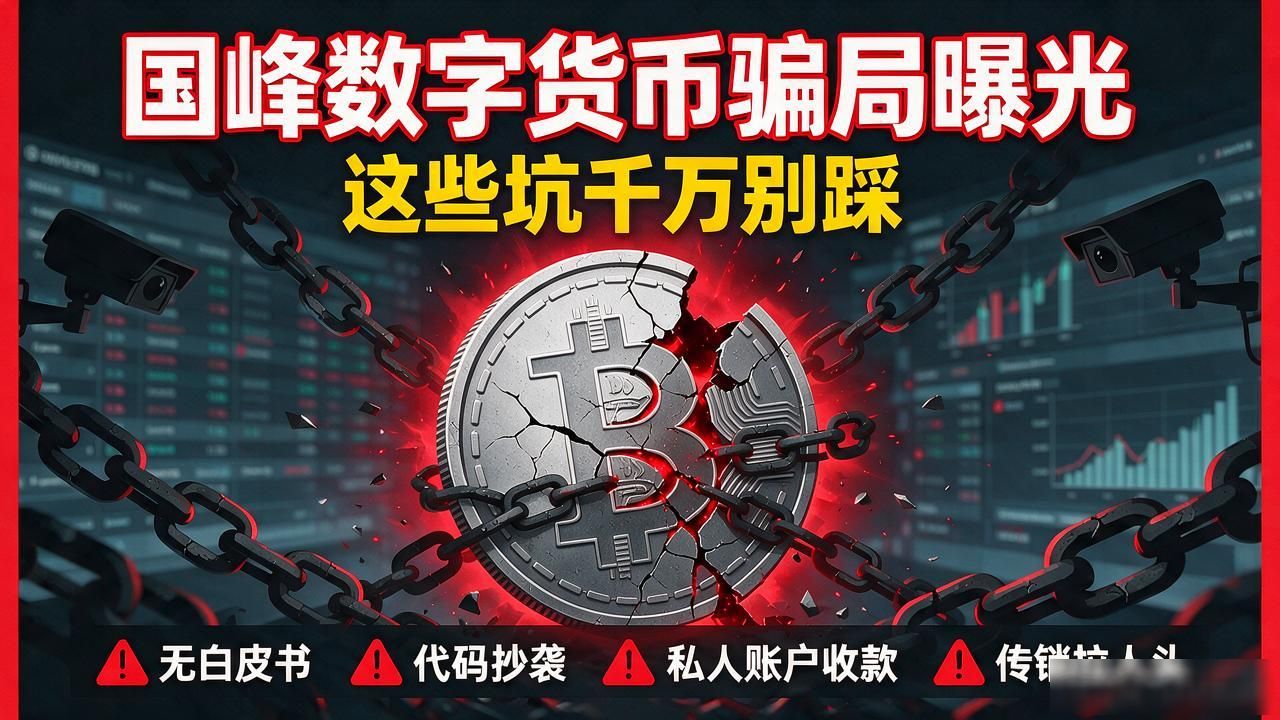国峰数字货币骗局曝光！这些坑千万别踩