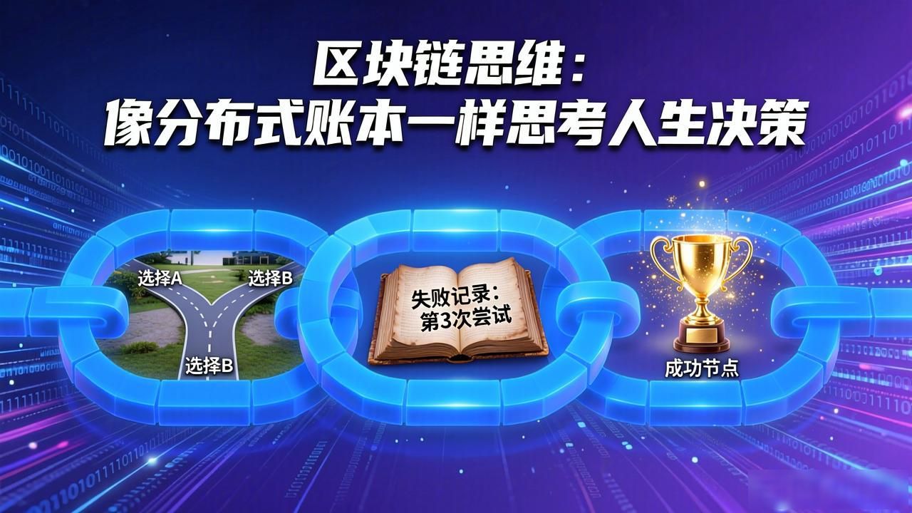 区块链思维：像分布式账本一样思考人生决策