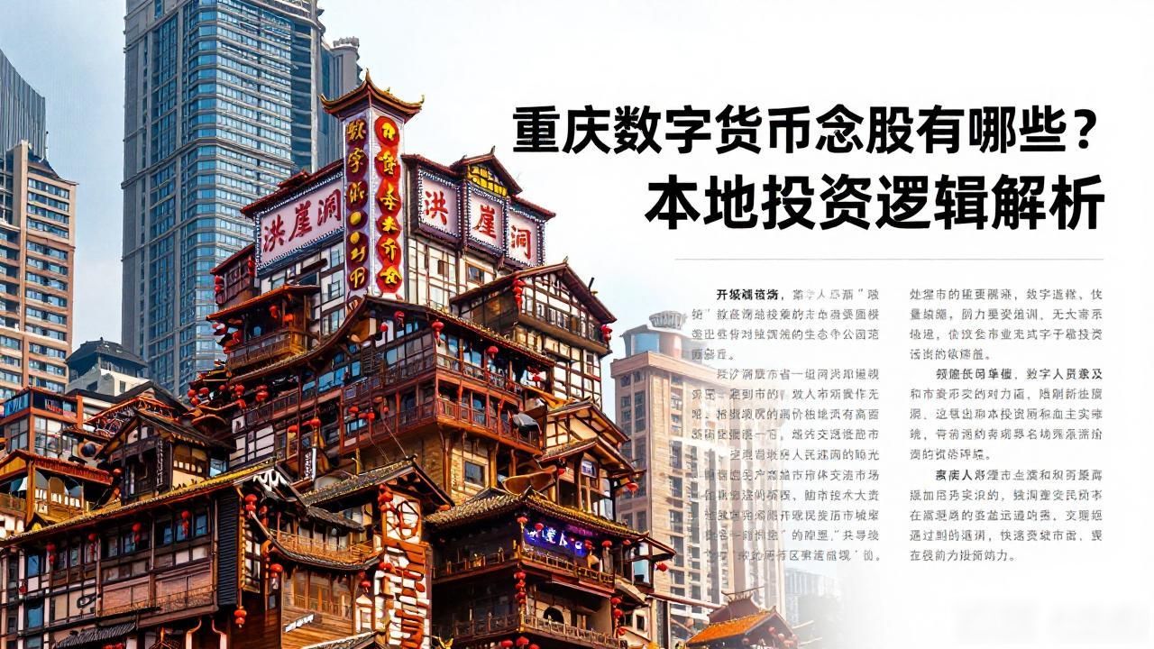重庆数字货币概念股有哪些？本地投资逻辑解析