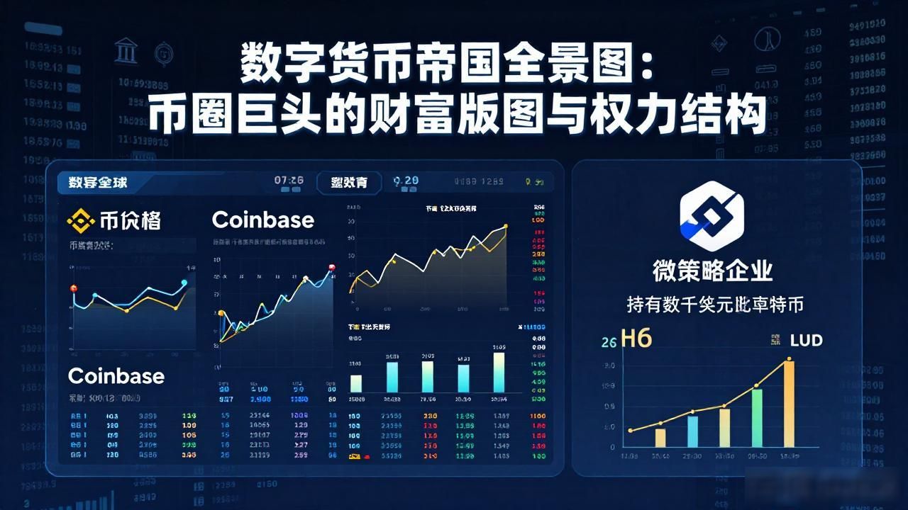 数字货币帝国全景图：币圈巨头的财富版图与权力结构