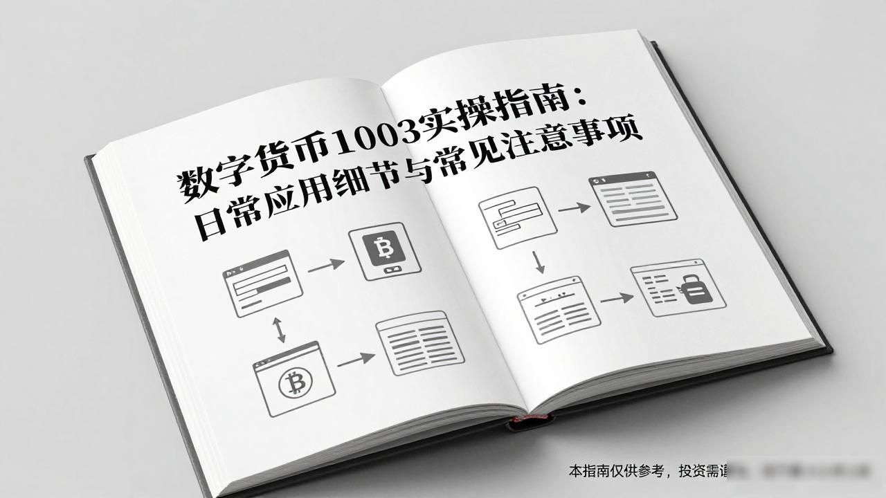 数字货币1003实操指南 日常应用细节与常见注意事项