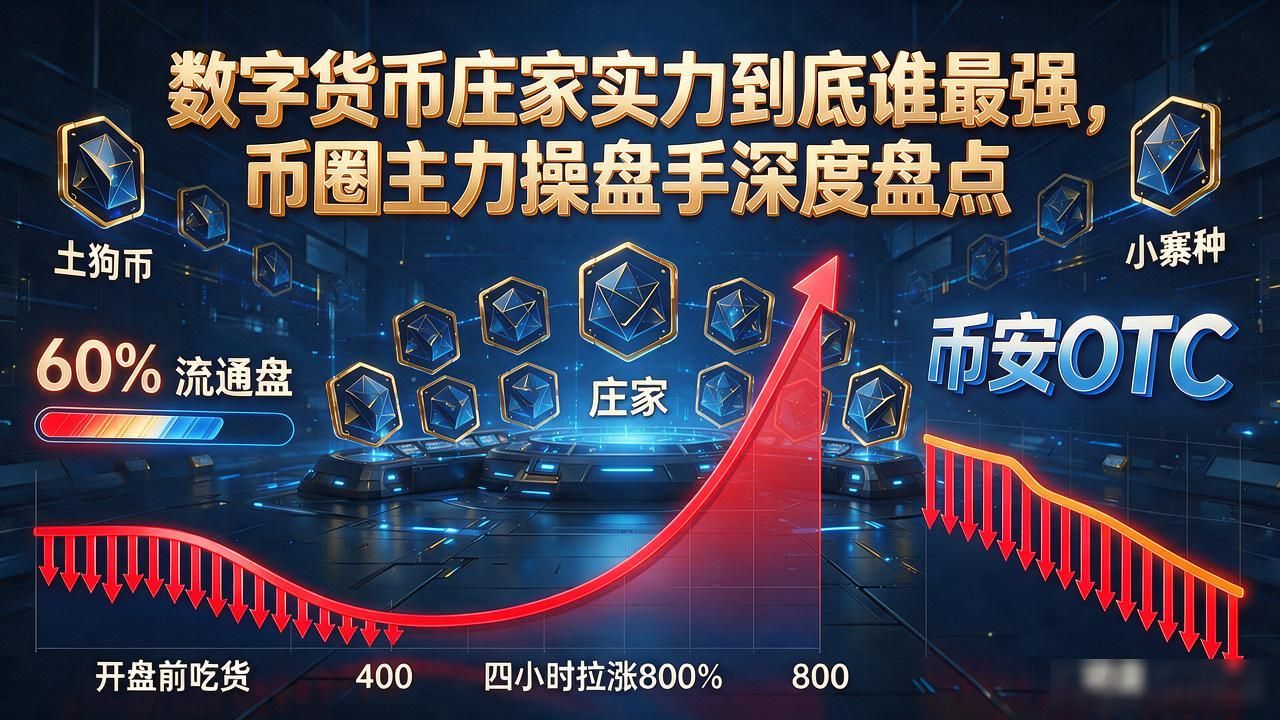 数字货币庄家实力到底谁最强，币圈主力操盘手深度盘点