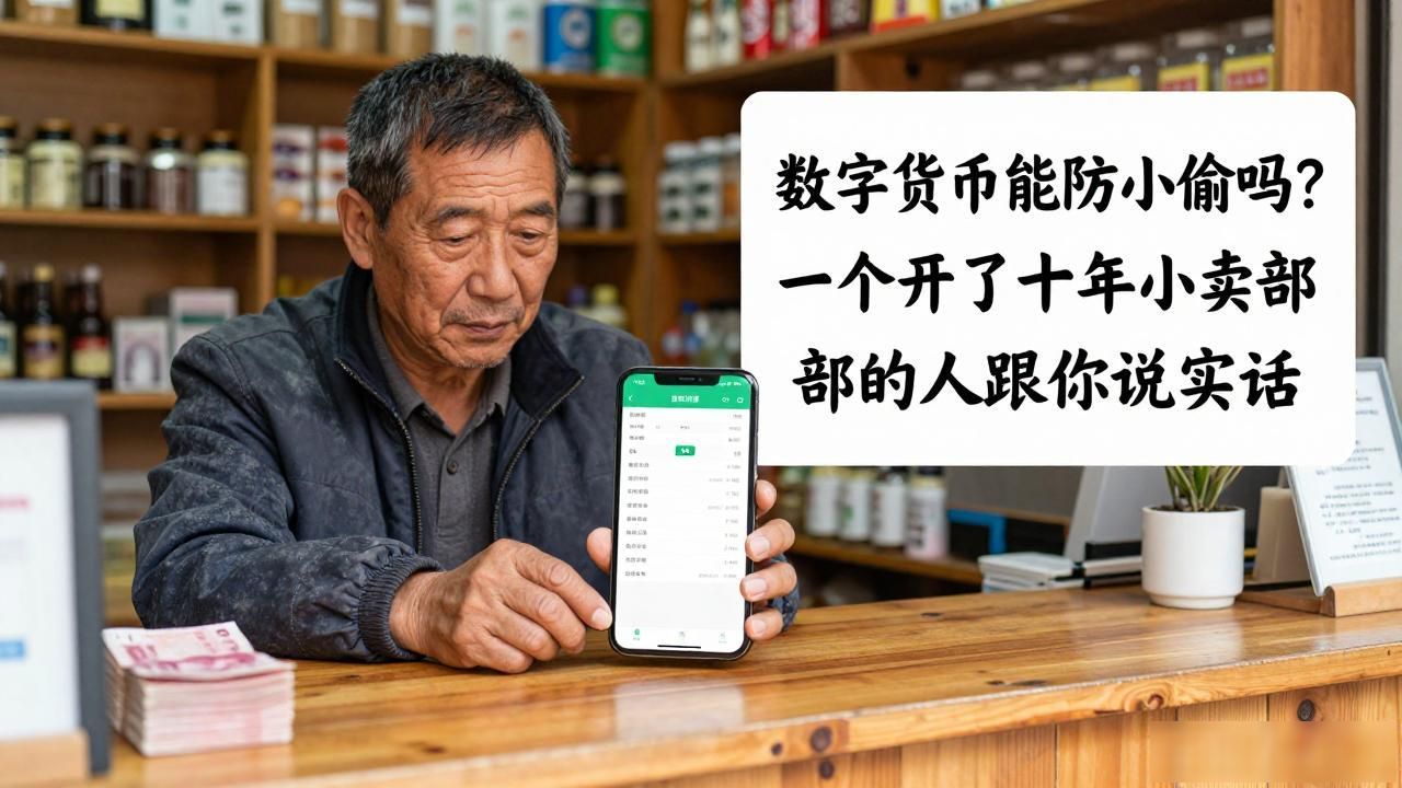 数字货币能防小偷吗？一个开了十年小卖部的人跟你说实话