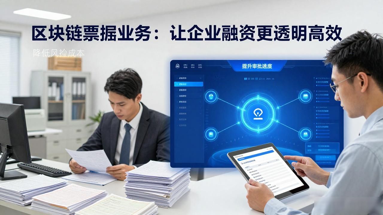 区块链票据业务：让企业融资更透明高效