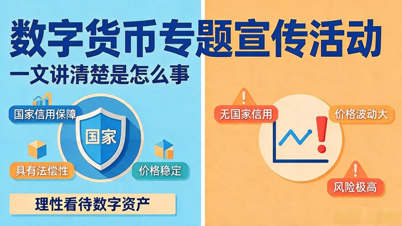 数字货币专题宣传活动来啦，一文讲清楚是怎么回事