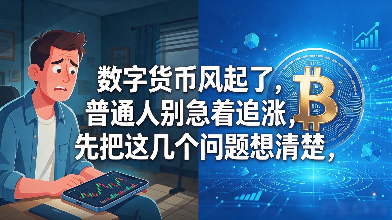数字货币风起了，普通人别急着追涨，先把这几个问题想清楚