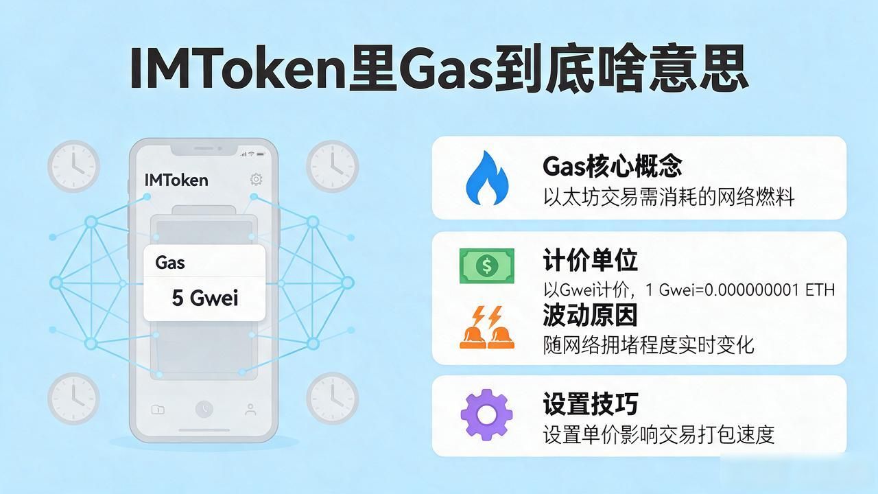 Imtoken里Gas到底啥意思？新手必懂手续费规则