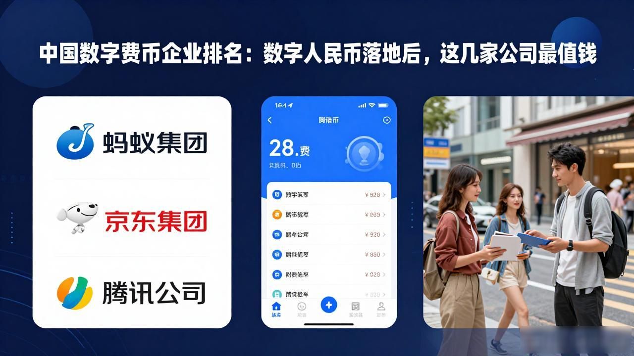 中国数字货币企业排名：数字人民币落地后，这几家公司最值钱