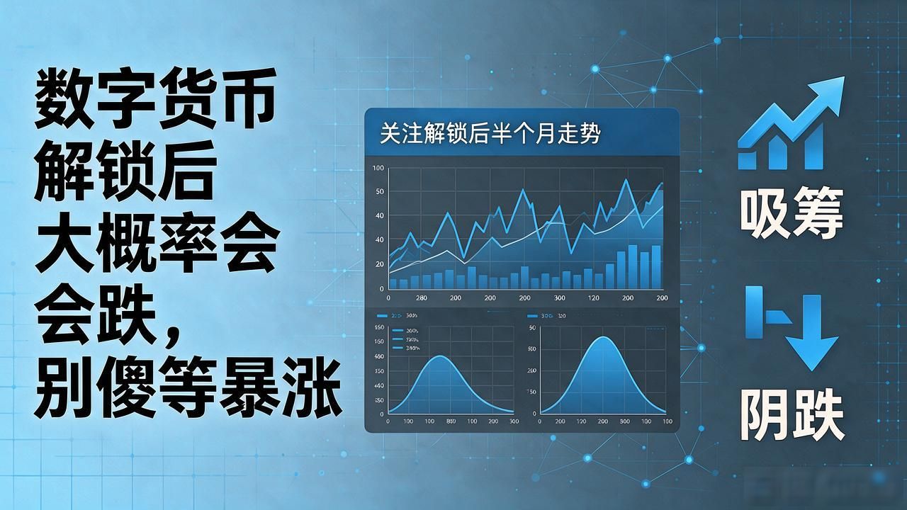 数字货币解锁会涨吗_解锁后供需关系失衡分析_K线解锁日抄底风险