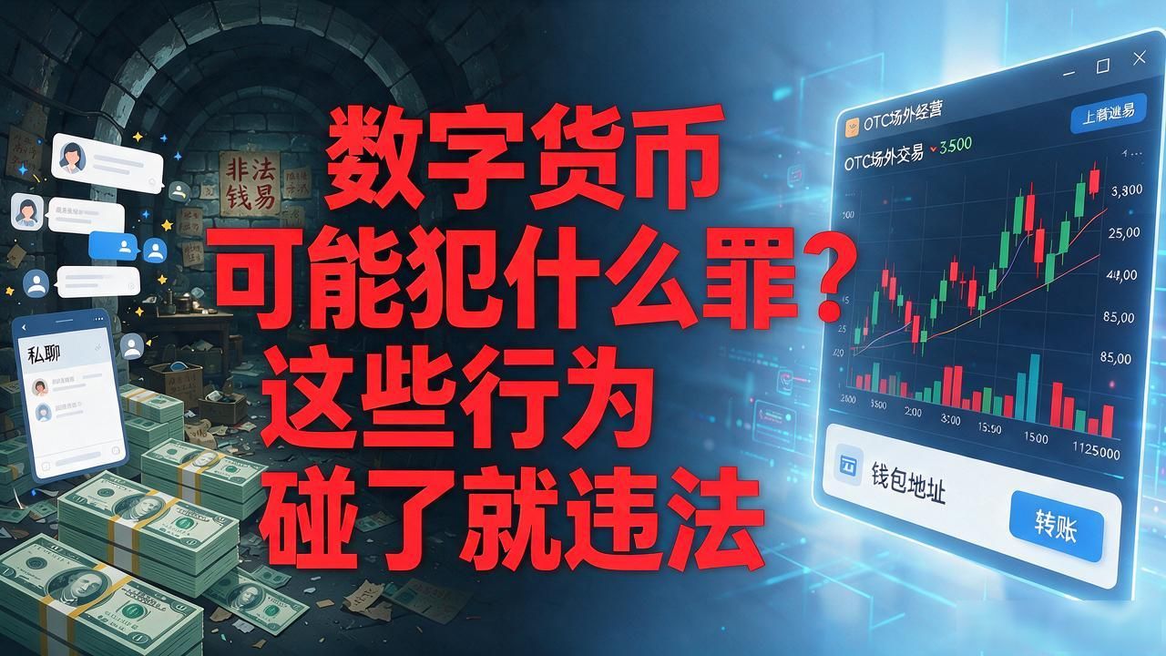 数字货币可能犯什么罪？这些行为碰了就违法