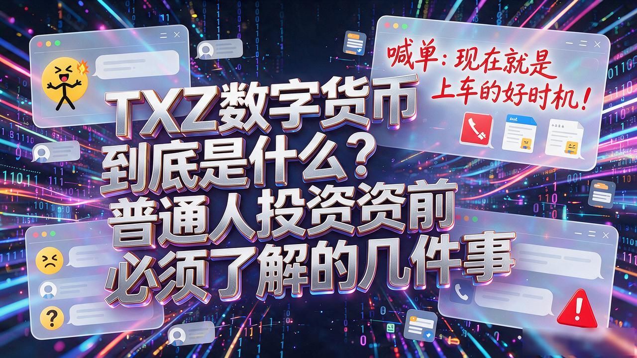 TXZ数字货币到底是什么？普通人投资前必须了解的几件事