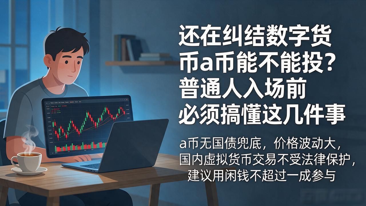 还在纠结数字货币a币能不能投？普通人入场前必须搞懂这几件事